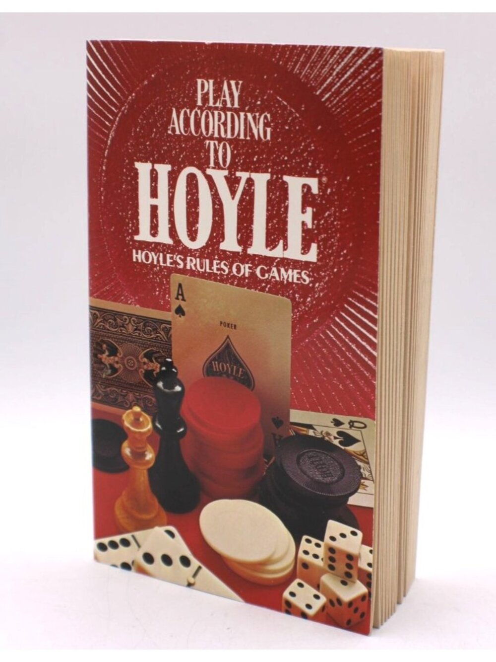 Book of Hoyle Rules Of Games Old New Dice Card Games Paperback 1983 Edition Vtg
